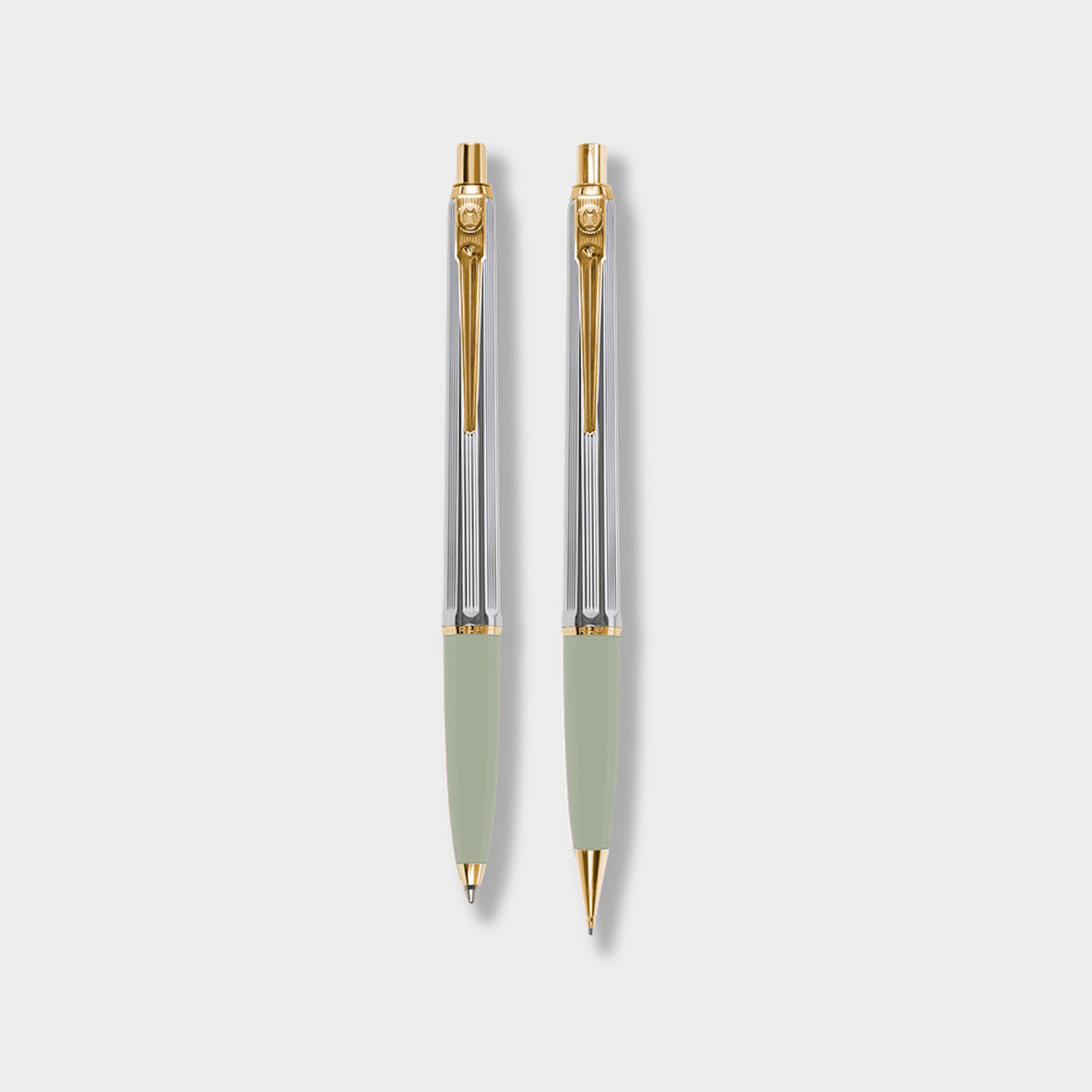 Ballograf Epoca Medalist Set Olivgrön Ballpen & 0,7 Pencil