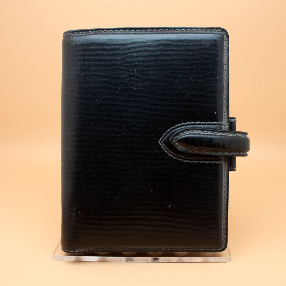 Filofax Pocket Bridle Black Lether