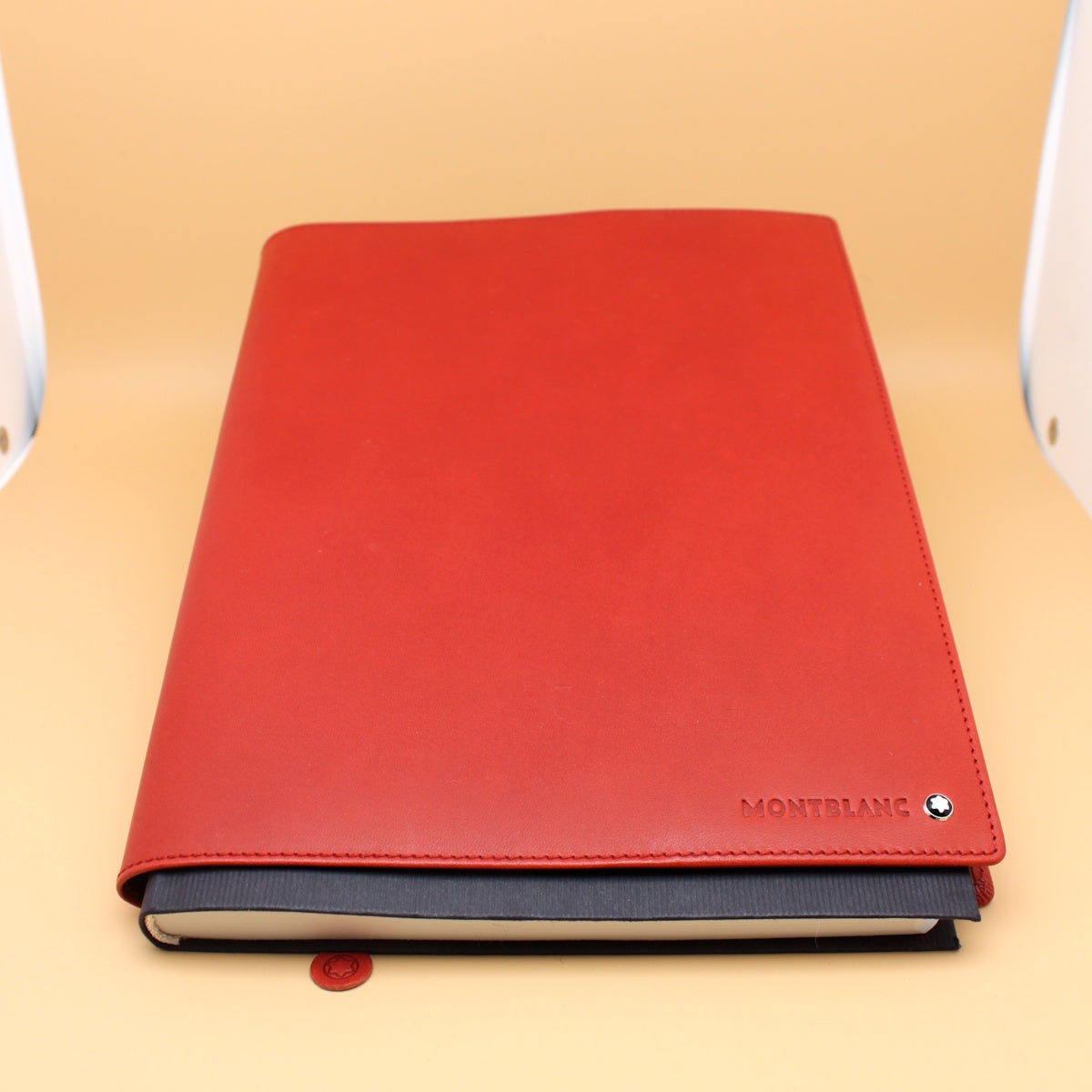 Montblanc läderfodral A5 inklusive skrivbok
