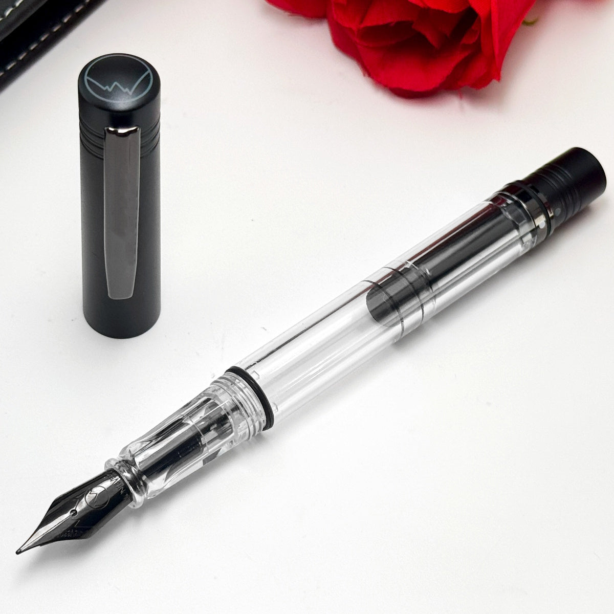 Monteverde MP1 Piston Filling System Fountain pen Black, Omniflex spets