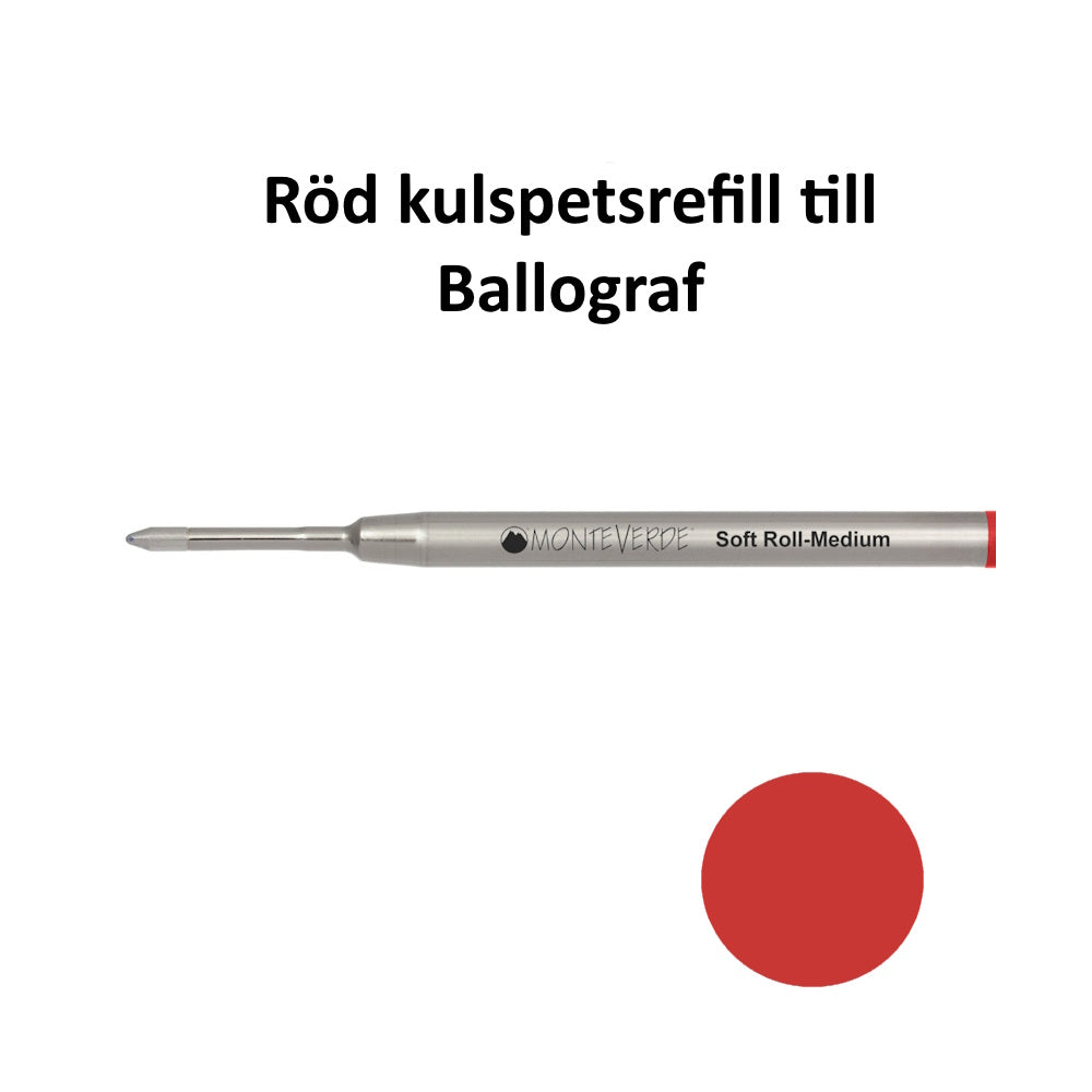 Ballograf Ballpen Refill Red