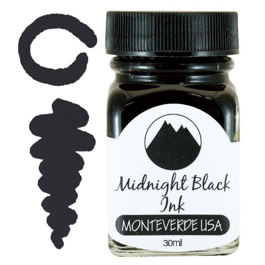 Monteverde Ink Bottle Midnight Black