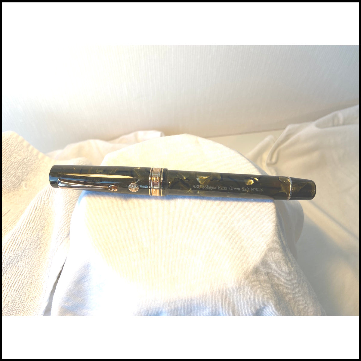 Armando Simoni Club Bologna Oversize Saft Green Fountain pen