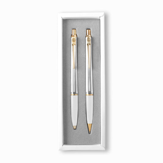 Ballograf Epoca Medalist Set Vit Ballpen & 0,7 Pencil