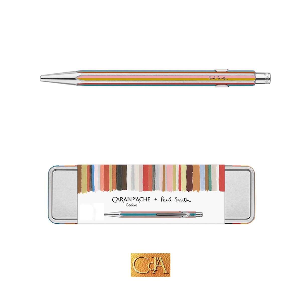 Caran d´Ache 849 Paul Smith Edition 5 Silver Ballpen