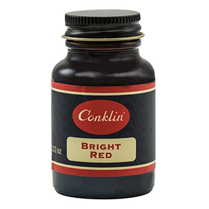 Conklin Ink Bottle Bright Red