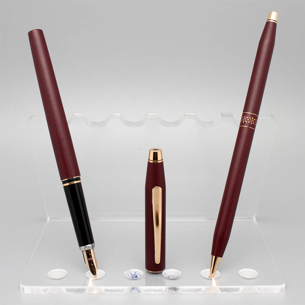 Cross Century Bordeauxe GT Fp & Cross Lady Bordeauxe GT 0,5 Pencil Set