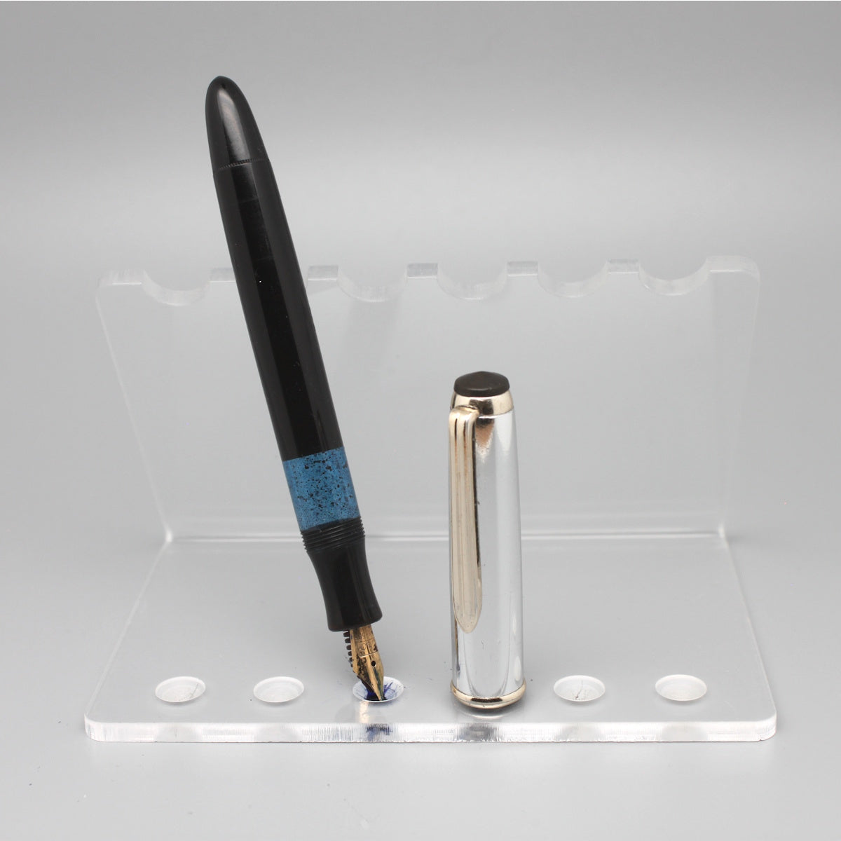 Svanströms Fibs Sekreterarpennan Black/Steel GT Fountain pen