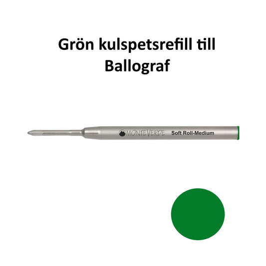 Ballograf Ballpen Refill Green