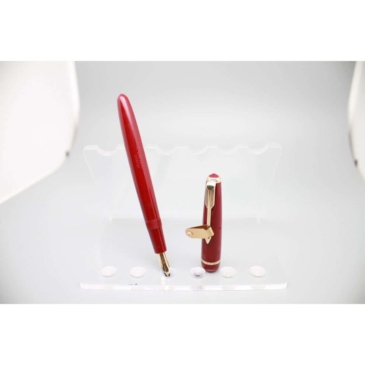 Parker Duofold Slimfold Red (MID) Fountain pen