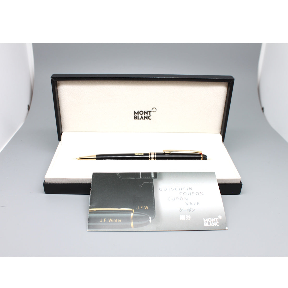 Montblanc Meisterstuck Classic 165 Pencil Black GT  Ligger i original box