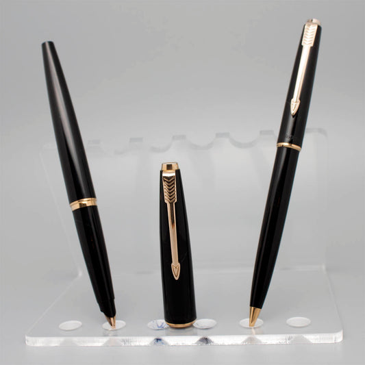 Parker 45 Custom Black GT Set Fp & 0,9 Pencil