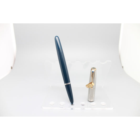 Parker 51 Vacumatic Dark Blue/Steel GT Fountain pen