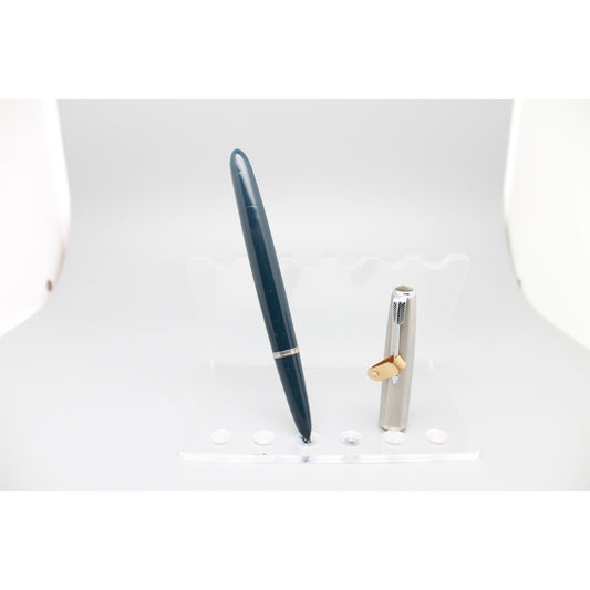 Parker 51 Vacumatic Dark Blue/Steel GT Fountain pen