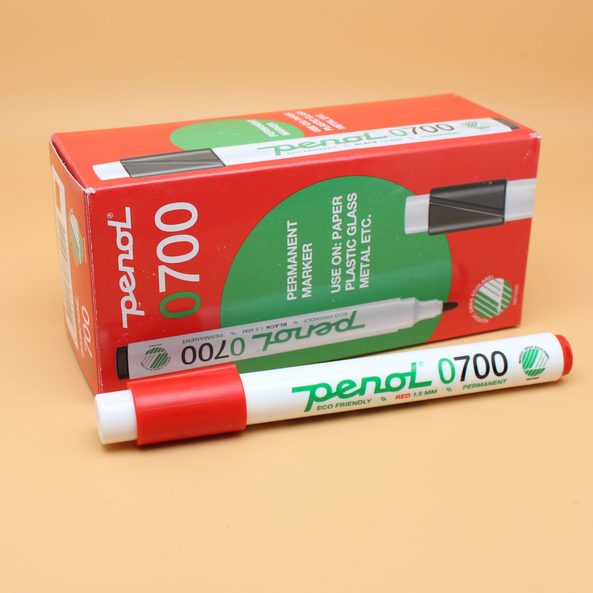 Penol 700 Permanent marker 1,5 mm tip Red 1 st