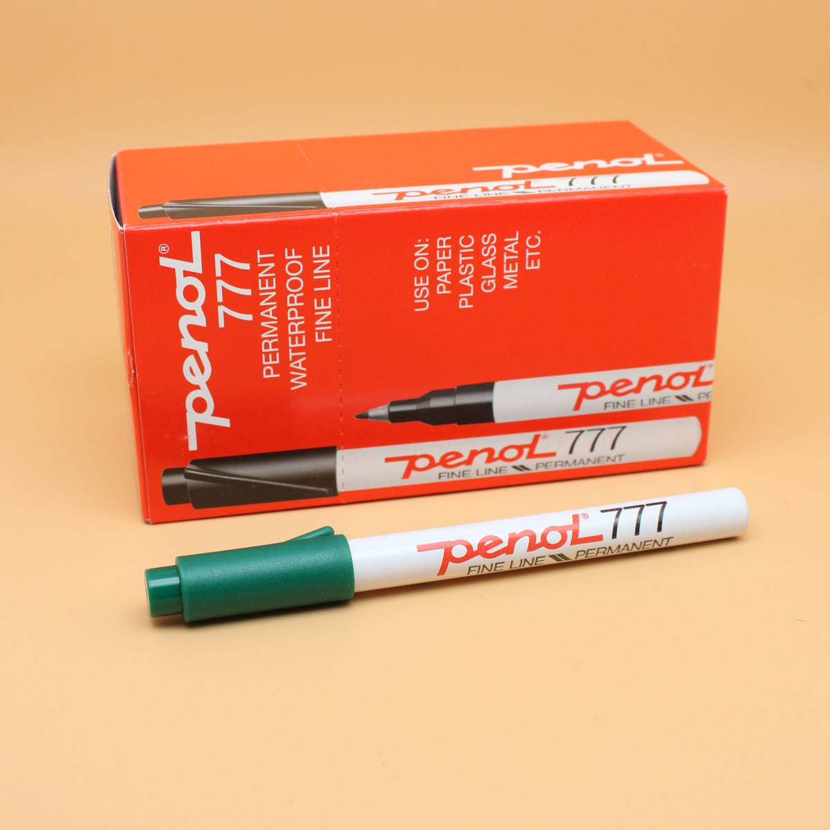 Penol 777 Permanent marker 1 mm tip Green 1 st