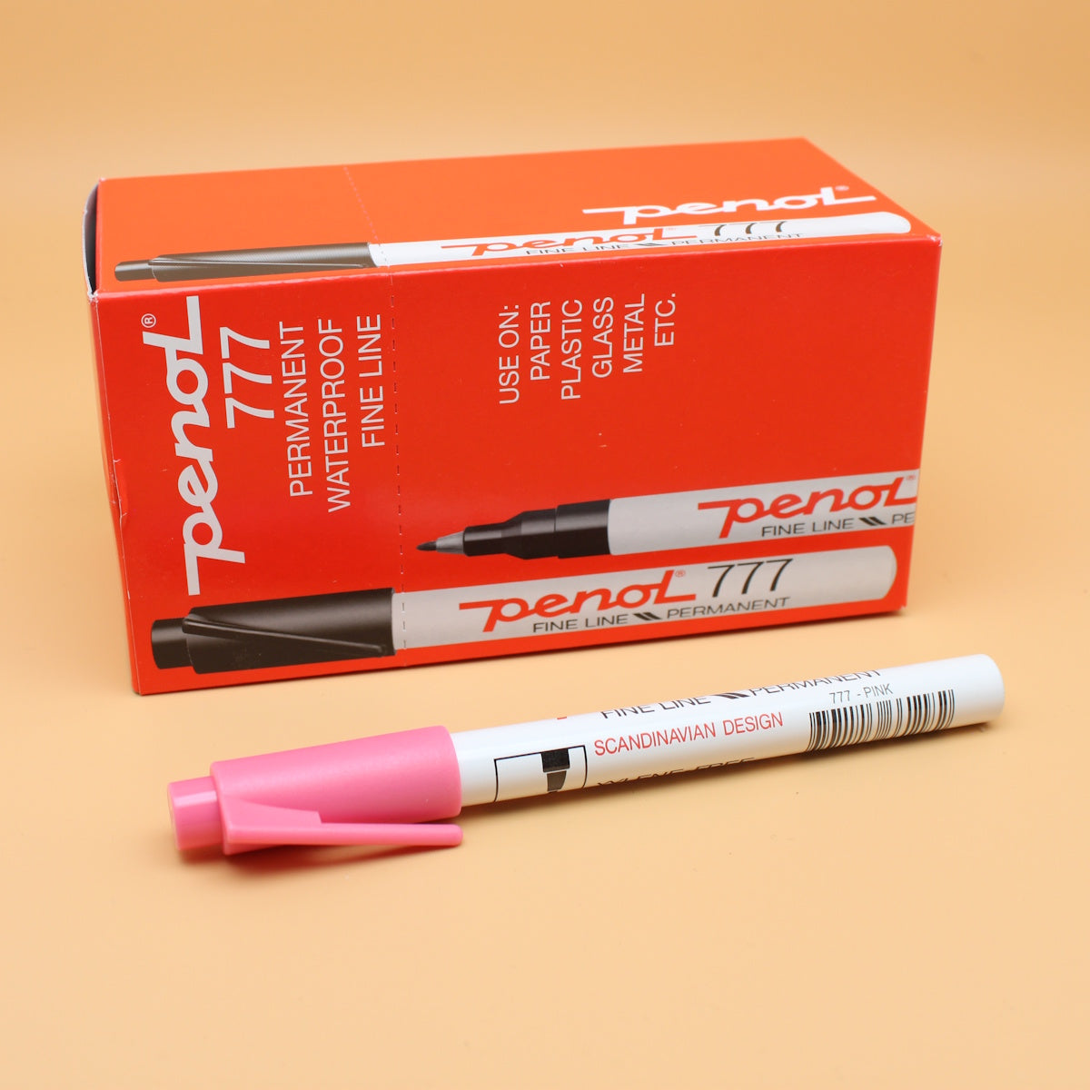 Penol 777 Permanent marker 1 mm tip Pink 1 st