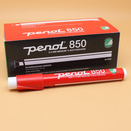 Penol 850 Whiteboard marker 2-5 mm tip Red 1 st