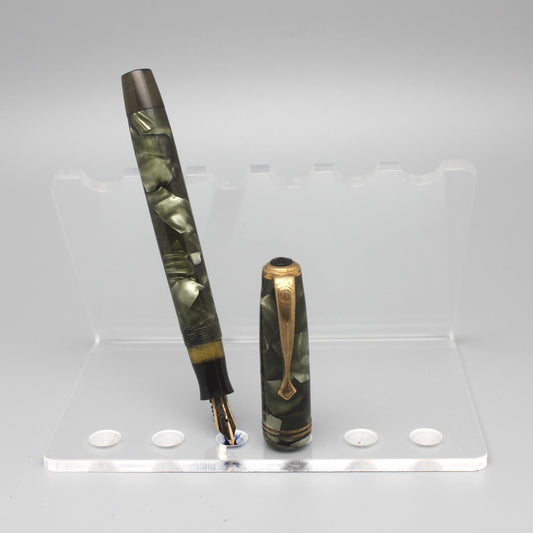 Penol Super 13 Green marble Fountain pen