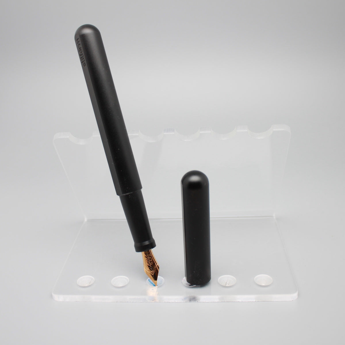 Stilform Matt Black Fountain pen 14k Peter Bock nib