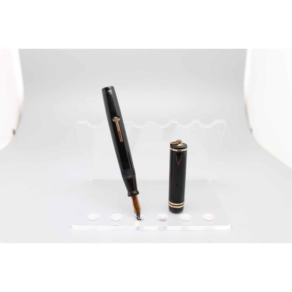 Wahl Eversharp Lady Ringtop Black GT Fountain pen