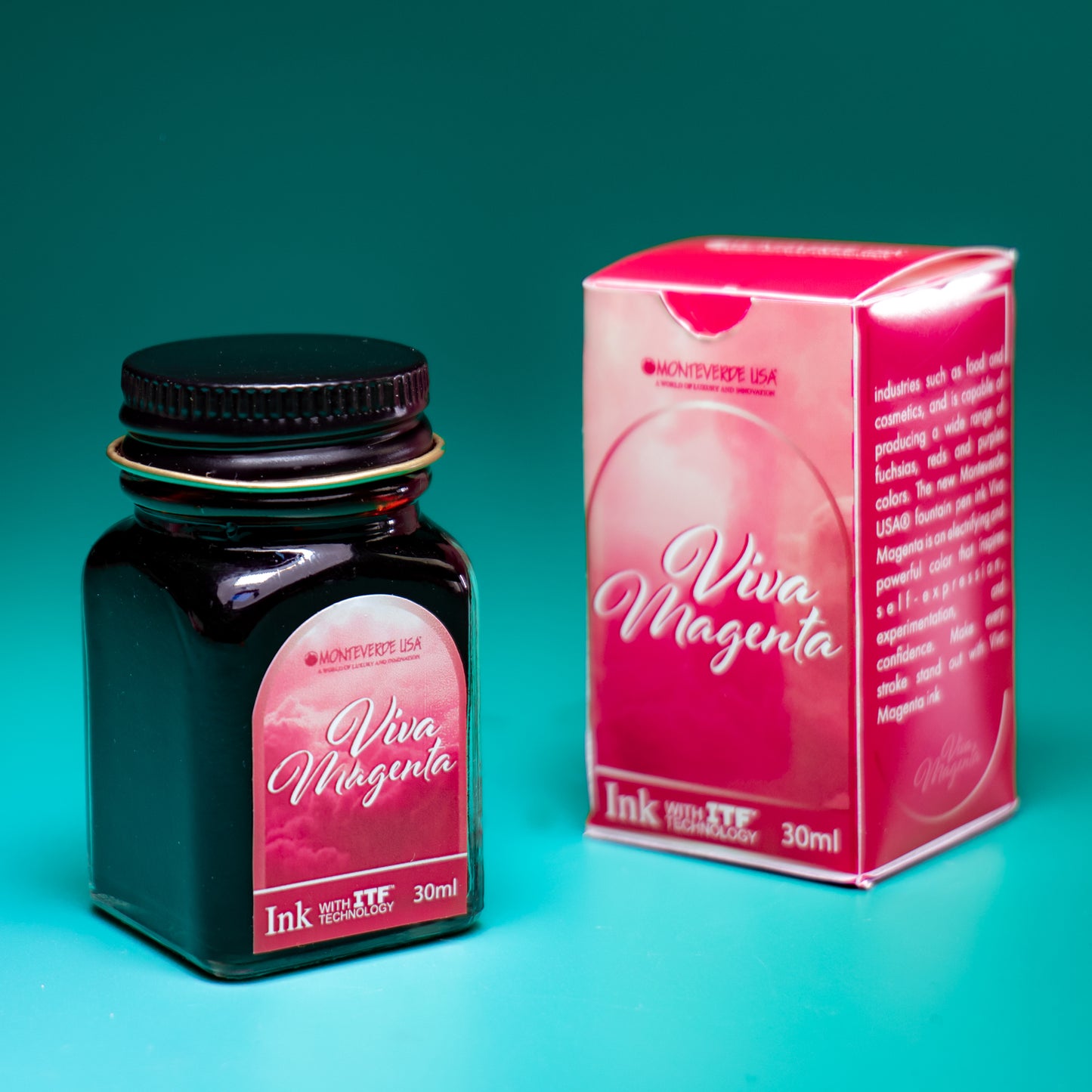 Monteverde Ink Bottle Viva Magenta